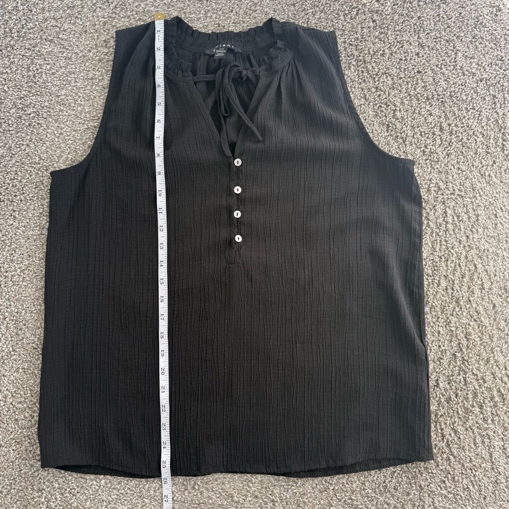 TRIBAL | Sleeveless textured blouse - Size Medium - Picture 10 of 10